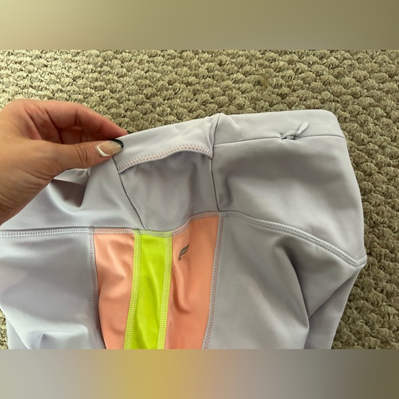 Fabletics Lavender Biker shorts - Picture 2 of 5